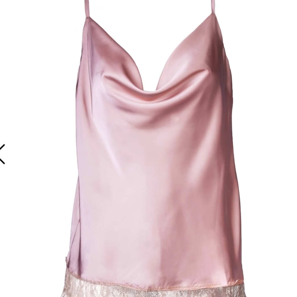 Elegant Nude Satin Camisole